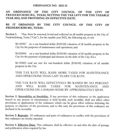 Ordinance No. 733, S.